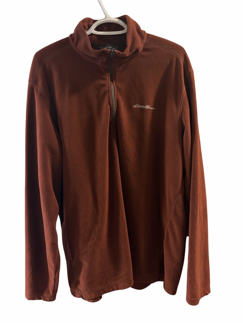 Eddie Bauer Men’s Fleece Quarter‑Zip – Size XL Tall - Excellent Condition